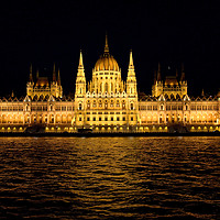 Buy canvas prints of Hungarian Parliament Building by Tom Gomez