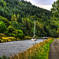 Buy canvas prints of Crinan Canal by Tom Gomez