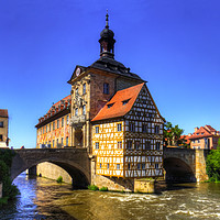 Buy canvas prints of Bamberg Old Town Hall by Tom Gomez