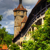 Buy canvas prints of Klingen Gate and City Walls by Tom Gomez
