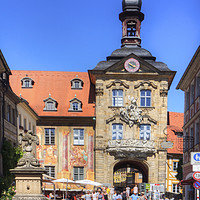 Buy canvas prints of Bamberg Altes Rathaus by Tom Gomez