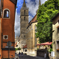 Buy canvas prints of Towers of St Jakobskirche by Tom Gomez