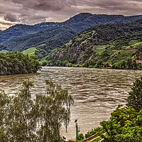 Buy canvas prints of A Bend in the Danube by Tom Gomez