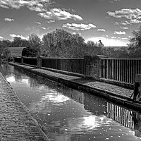 Buy canvas prints of The Almond Aquaduct - B&W by Tom Gomez