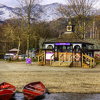 Buy canvas prints of Boat Hire Booth by Tom Gomez
