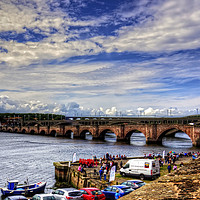 Buy canvas prints of Berwick Old Bridge by Tom Gomez