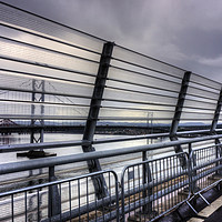 Buy canvas prints of View from the Queensferry Crossing by Tom Gomez