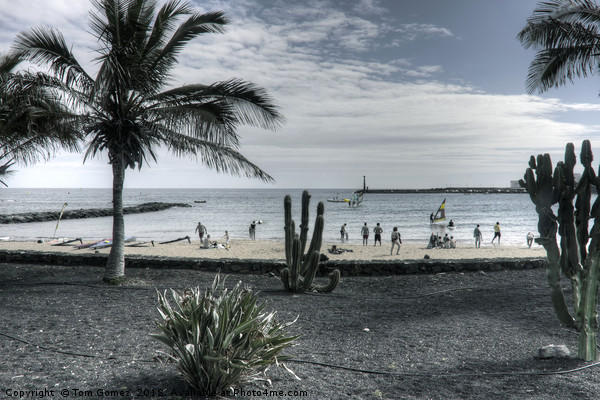 Playa Las Cucharas Picture Board by Tom Gomez