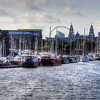 Buy canvas prints of Brunswick Dock, Liverpool by Tom Gomez