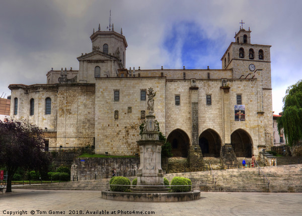 Santander Cathedral Picture Board by Tom Gomez