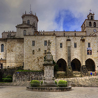 Buy canvas prints of Santander Cathedral by Tom Gomez