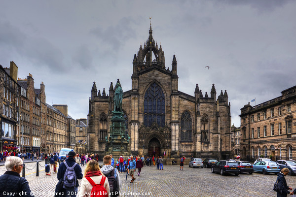St Giles on the Royal Mile Picture Board by Tom Gomez