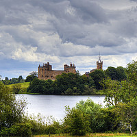 Buy canvas prints of Linlithgow Palace and Church by Tom Gomez