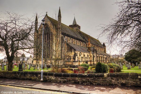 Dunblane Cathedral Picture Board by Tom Gomez