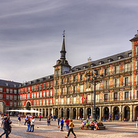 Buy canvas prints of Major Square, Madrid by Tom Gomez