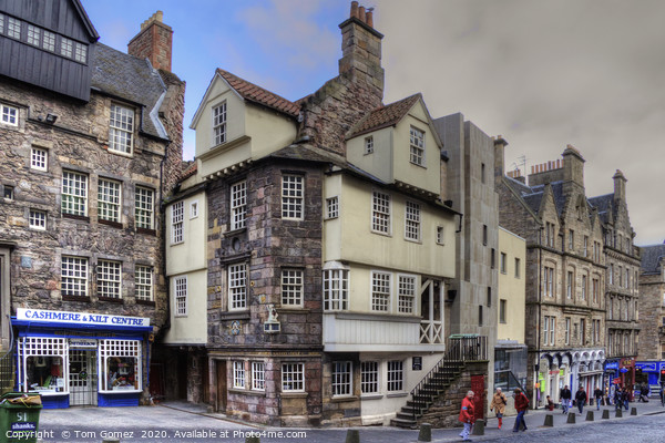 John Knox's House at the Netherbow Picture Board by Tom Gomez