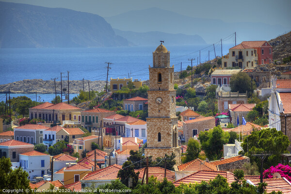 The Roloi on Halki Picture Board by Tom Gomez