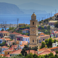 Buy canvas prints of The Roloi on Halki by Tom Gomez