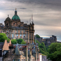 Buy canvas prints of The view from the Scotsman by Tom Gomez