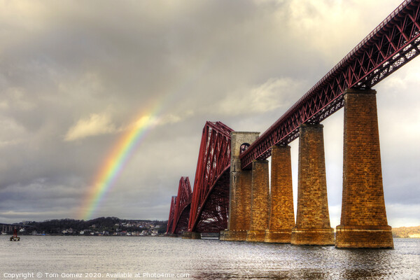 Bridge and Rainbow Picture Board by Tom Gomez