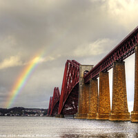 Buy canvas prints of Bridge and Rainbow by Tom Gomez
