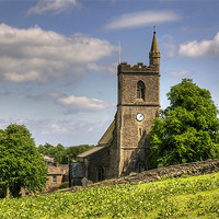 Buy canvas prints of St Margaret's Church, Hawes by Tom Gomez