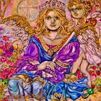 Buy canvas prints of Yumi Sugai. Archangel Joffie L. by Yumi Sugai