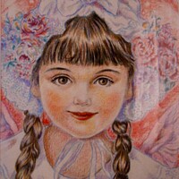 Buy canvas prints of Yumi Sugai.lace angel. by Yumi Sugai