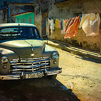 Buy canvas prints of Cuban Laundry Day by Chris Lord