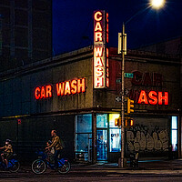 Buy canvas prints of The 11th Avenue Car Wash by Chris Lord