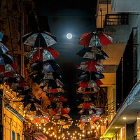 Buy canvas prints of La Habana Full Moon by Chris Lord