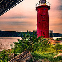Buy canvas prints of The Little Red Lighthouse by Chris Lord