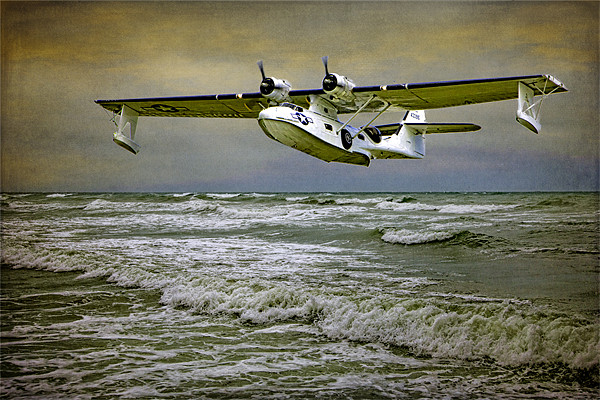 Catalina Flying Boat Picture Board by Chris Lord