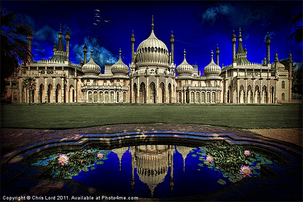 Brighton's Royal Pavilion Picture Board by Chris Lord