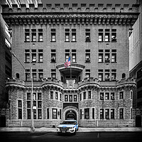 Buy canvas prints of The Midtown Cop Shop by Chris Lord