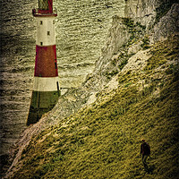 Buy canvas prints of On Beachy Head by Chris Lord