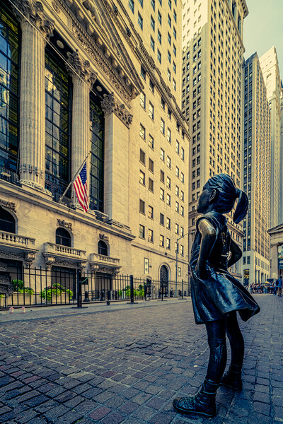 Fearless Girl Picture Board by Chris Lord