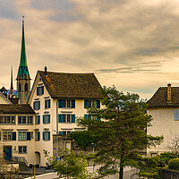 Buy canvas prints of Cityscape Zurich by Chris Lord