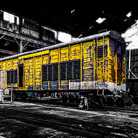 Buy canvas prints of Abandoned Train Shed by Chris Lord