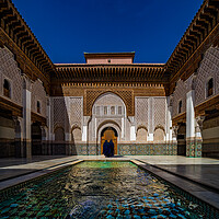 Buy canvas prints of Ben Youssef Madrasa by Chris Lord