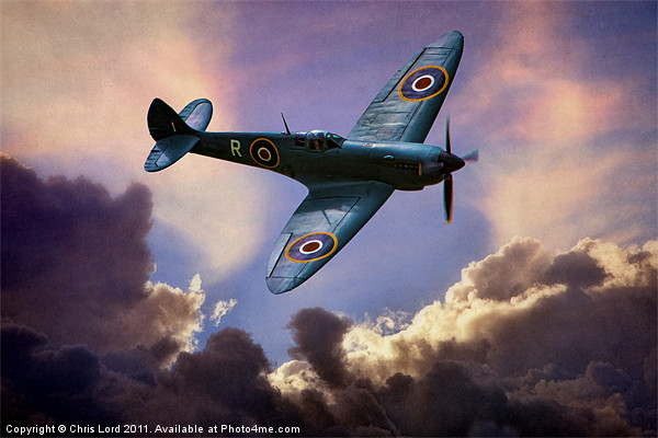 Spitfire Picture Board by Chris Lord