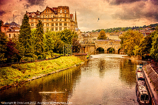 Pulteney Bridge Picture Board by Chris Lord