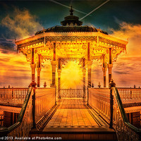 Buy canvas prints of The Bandstand by Chris Lord