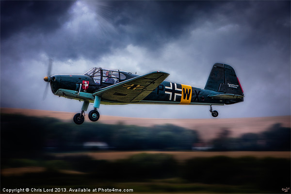 The Messerschmitt Bf 108 Taifun Picture Board by Chris Lord