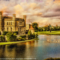 Buy canvas prints of Leeds Castle Landscape by Chris Lord