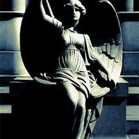 Buy canvas prints of Art Deco Angel by Chris Lord