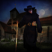 Buy canvas prints of The Plague Physician by Chris Lord