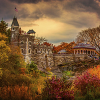 Buy canvas prints of Autumn At Belvedere Castle by Chris Lord