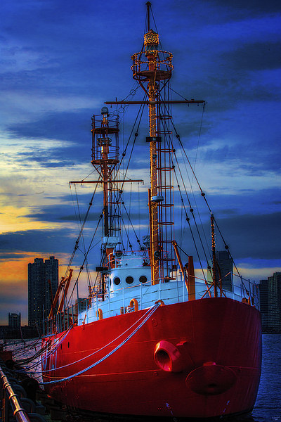 The Lightship Nantucket Picture Board by Chris Lord