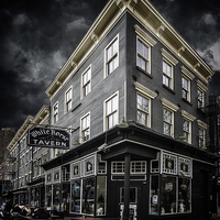 Buy canvas prints of The White Horse Tavern by Chris Lord